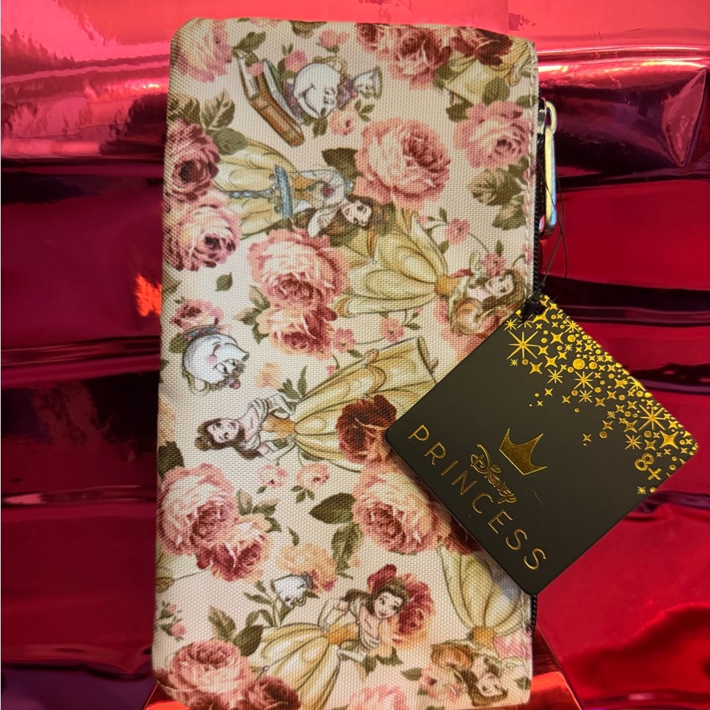 Loungefly Disney Princess Floral Wristlet